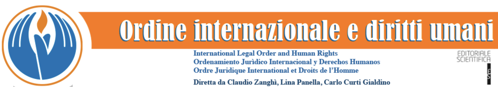 Ordine internazionale e diritti umani — cover