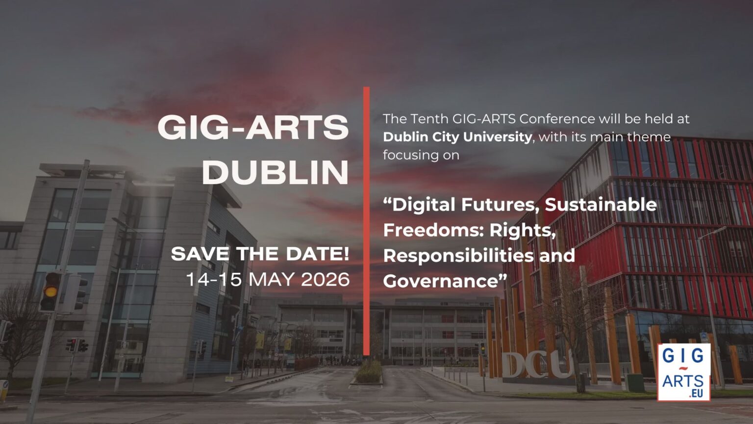GIG-ARTS 2026 — Dublin, 14–15 May 2026