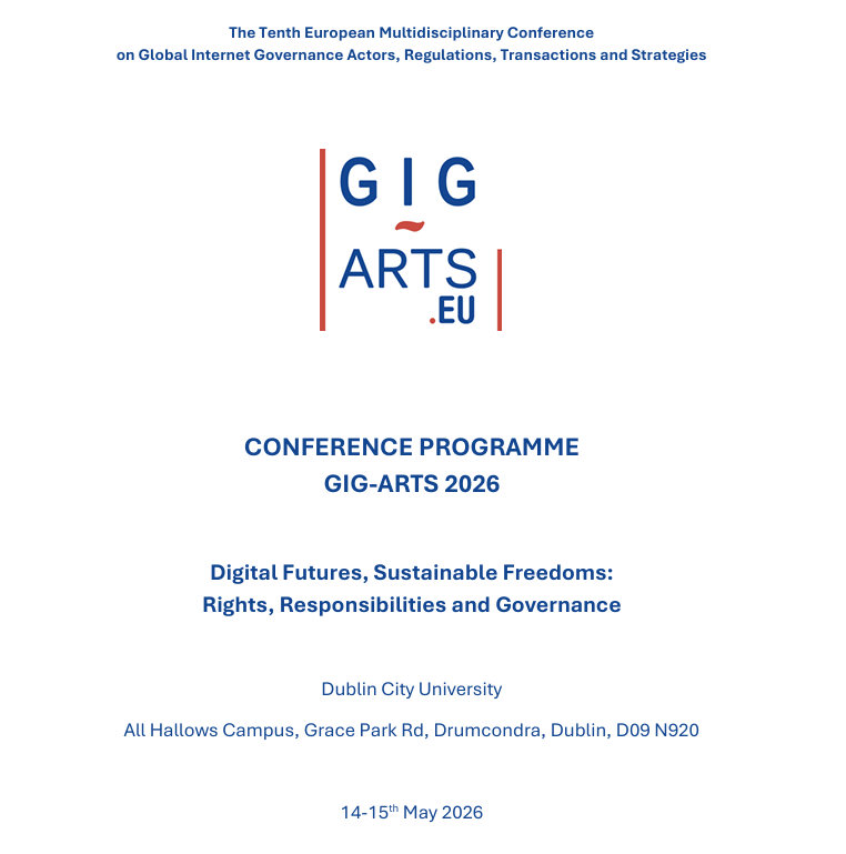 GIG-ARTS 2026 Conference Programme